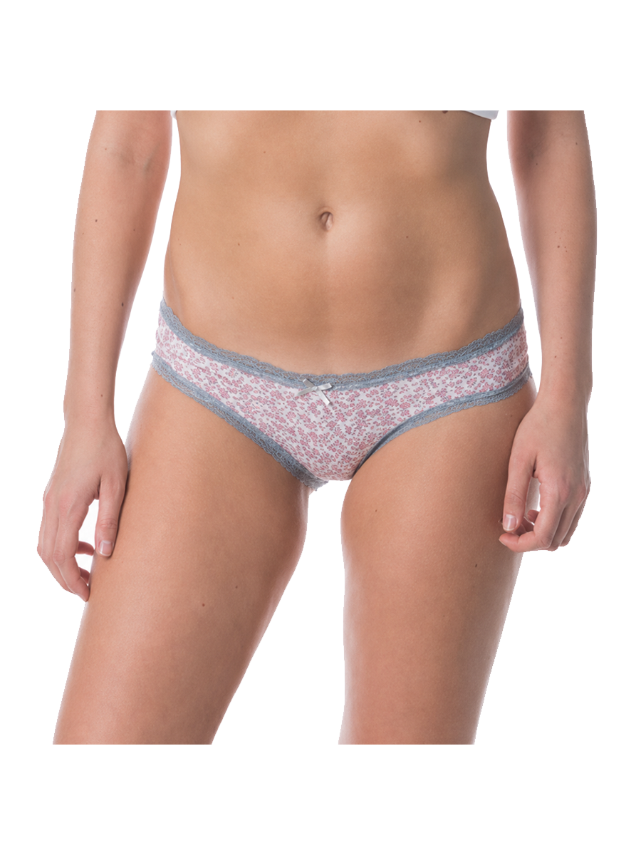 COTTONIL Women's Cotton Candy Love Lace Bikini Briefs - Assorted Colors