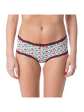 COTTONIL Women's Cotton Candy Midi Love Lace Briefs - Assorted Colors