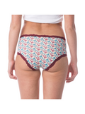 COTTONIL Women's Cotton Candy Midi Love Lace Briefs - Assorted Colors