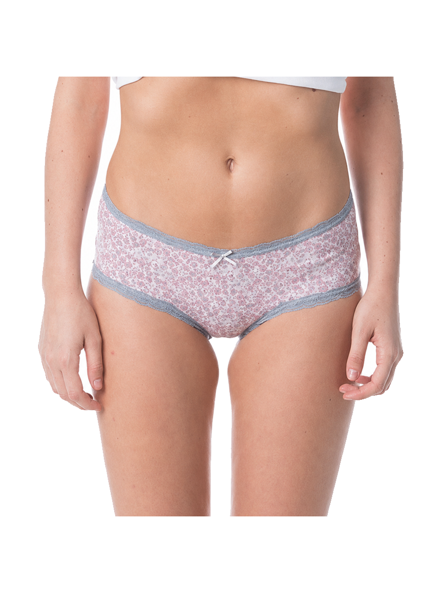 COTTONIL Women's Cotton Candy Midi Love Lace Briefs - Assorted Colors