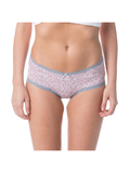COTTONIL Women's Cotton Candy Midi Love Lace Briefs - Assorted Colors