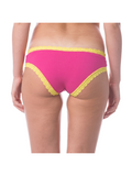 COTTONIL Women's Cotton Candy Fancy Lace Bikini Briefs - Fuchsia