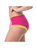 COTTONIL Women's Cotton Candy Midi Fancy Lace Briefs - Fuchsia