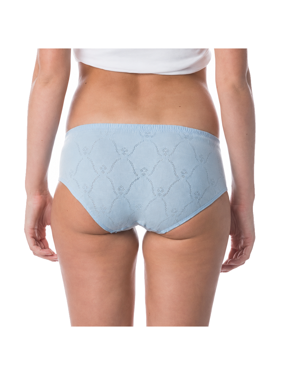 COTTONIL Women's Cotton Vega Culottes Briefs - L.Blue