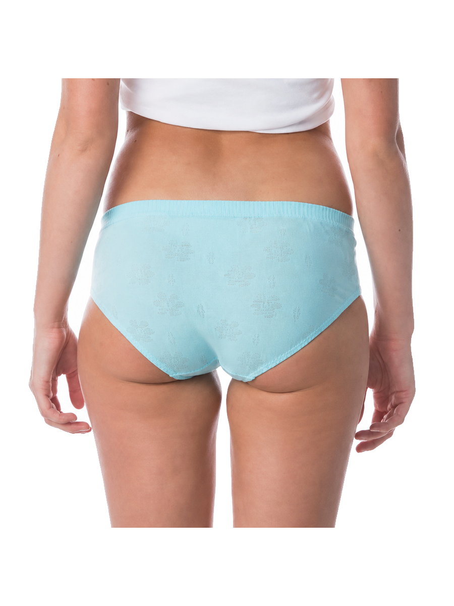 COTTONIL Women's Cotton Vega Culottes Briefs - Turquoise