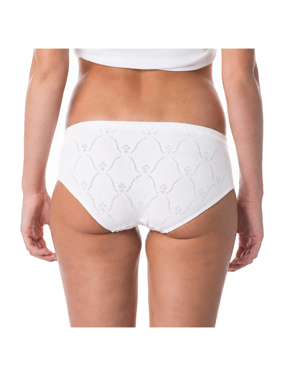 COTTONIL Women's Cotton Vega Culottes Briefs - White