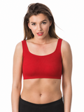 COTTONIL Women's Vega Soft Bra - Red
