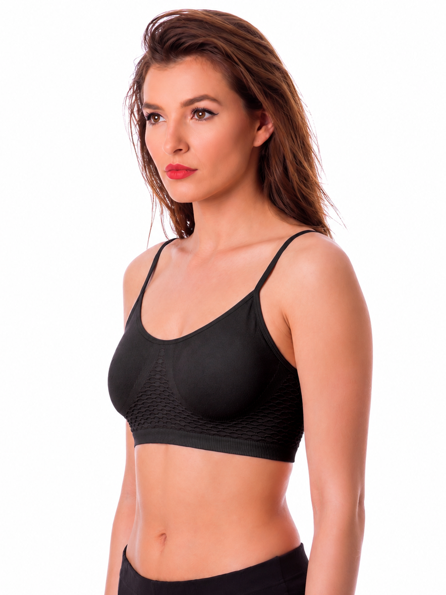 COTTONIL Women's Vega Fire Bra - Black