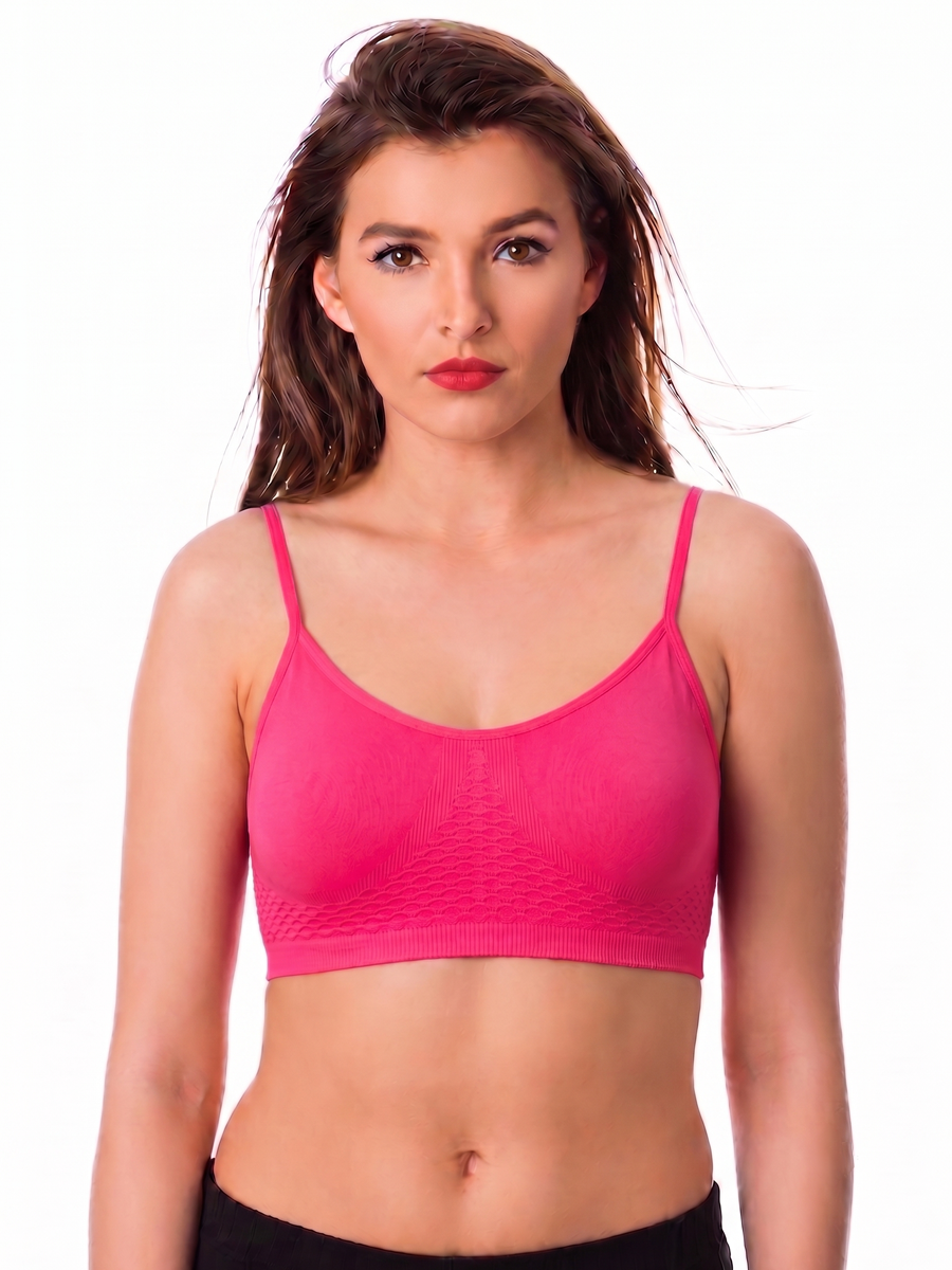 COTTONIL Women's Vega Fire Bra - Fuchsia