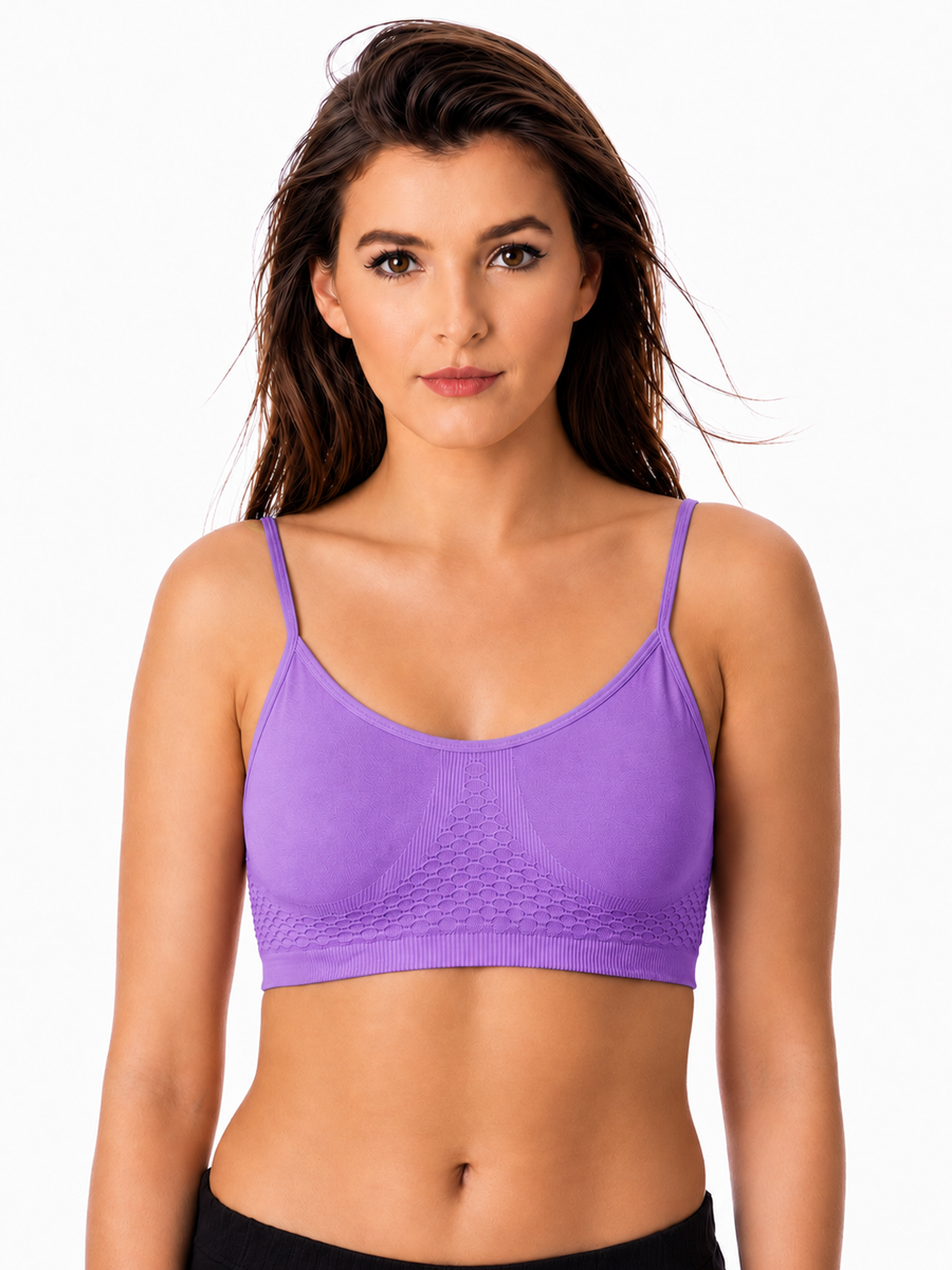 COTTONIL Women's Vega Fire Bra - Purple