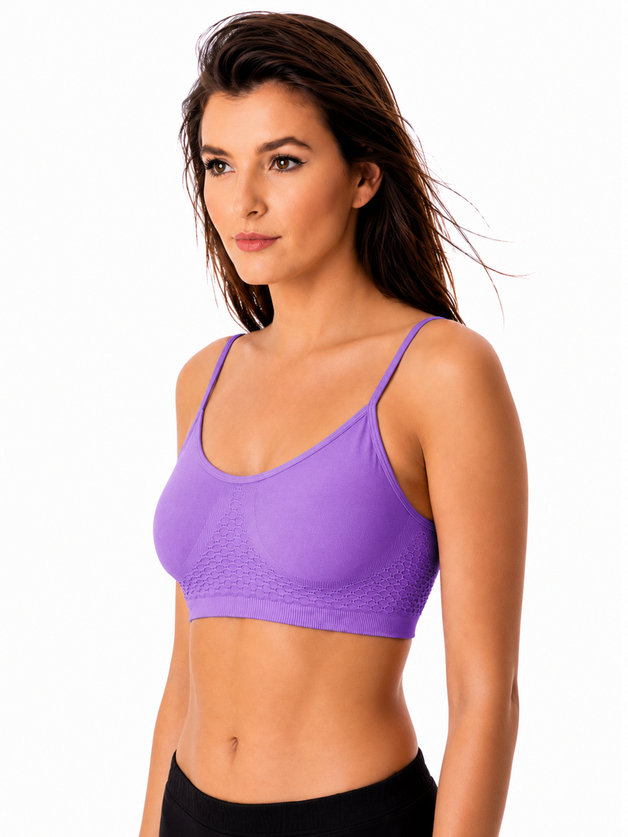 COTTONIL Women's Vega Fire Bra - Purple