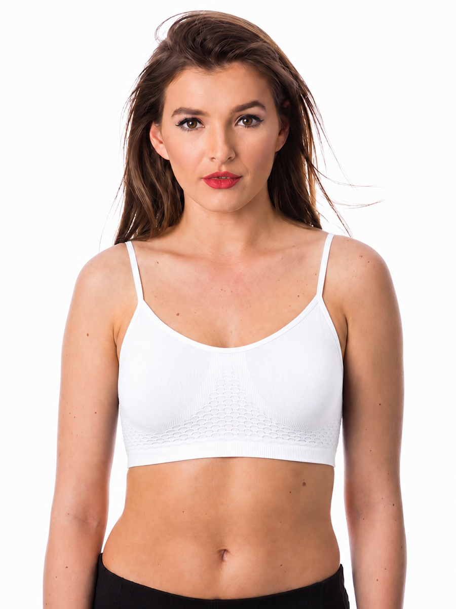COTTONIL Women's Vega Fire Bra - White