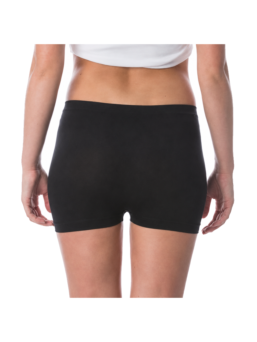 COTTONIL Women's Vega Boyshort Briefs - Black