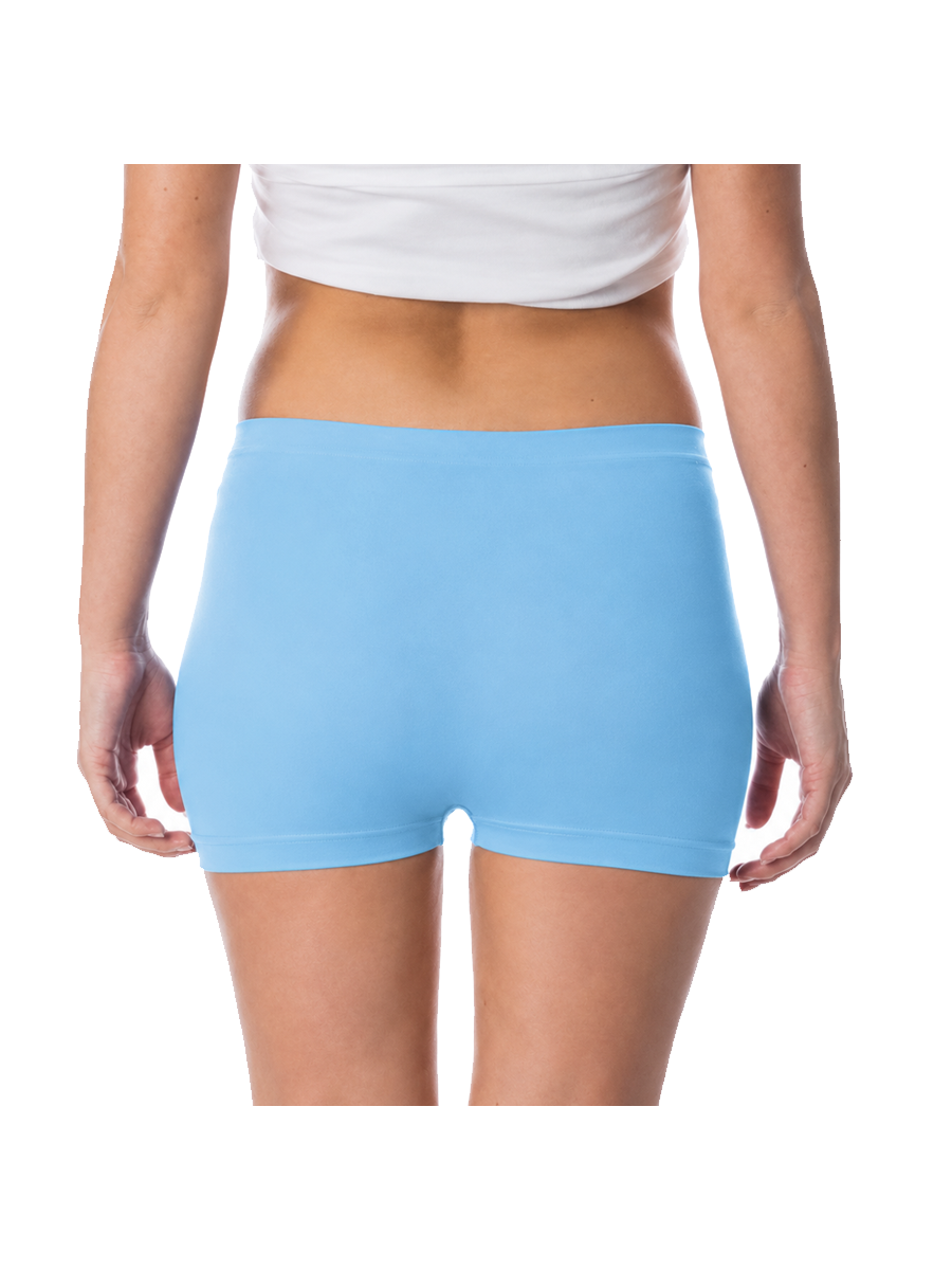 COTTONIL Women's Vega Boyshort Briefs - L.Blue