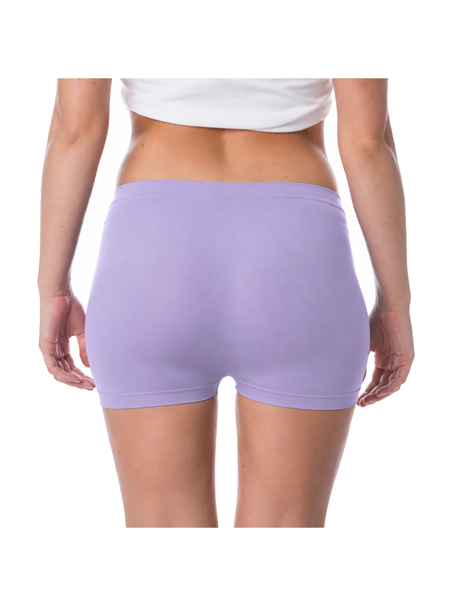 COTTONIL Women's Vega Boyshort Briefs - Lavender