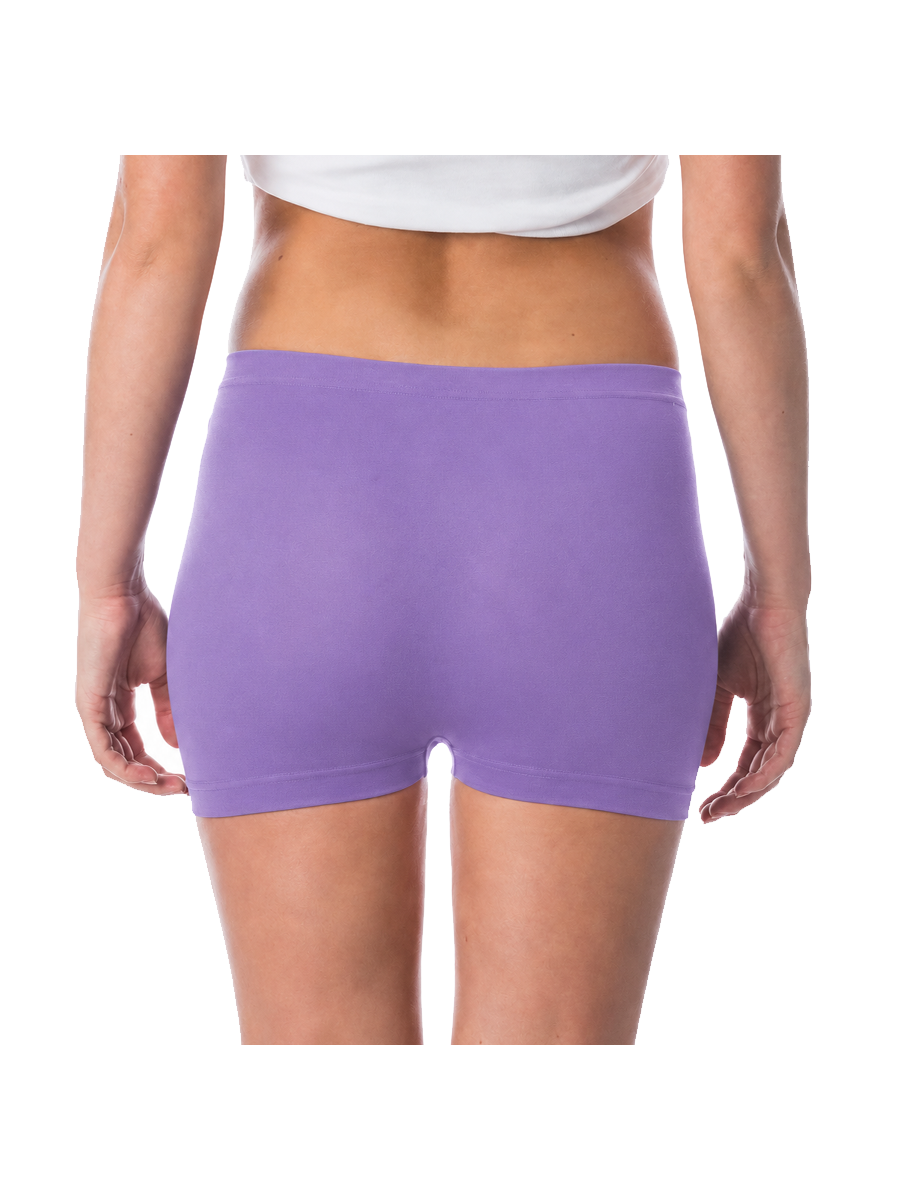 COTTONIL Women's Vega Boyshort Briefs - Purple