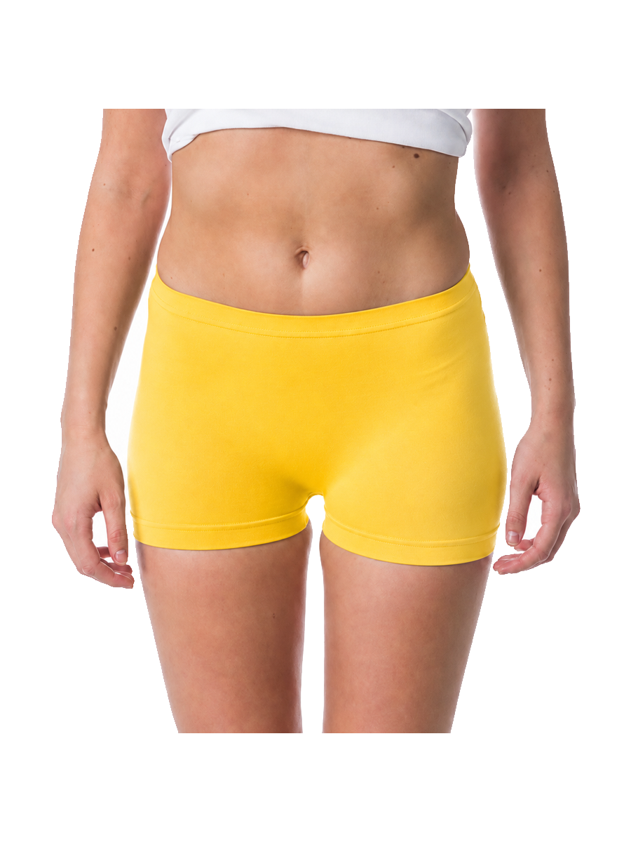 COTTONIL Women's Vega Boyshort Briefs - Yellow