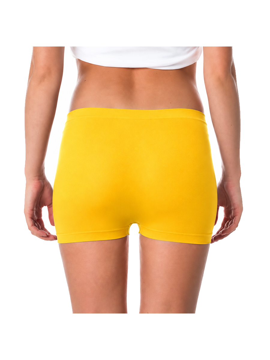 COTTONIL Women's Vega Boyshort Briefs - Yellow