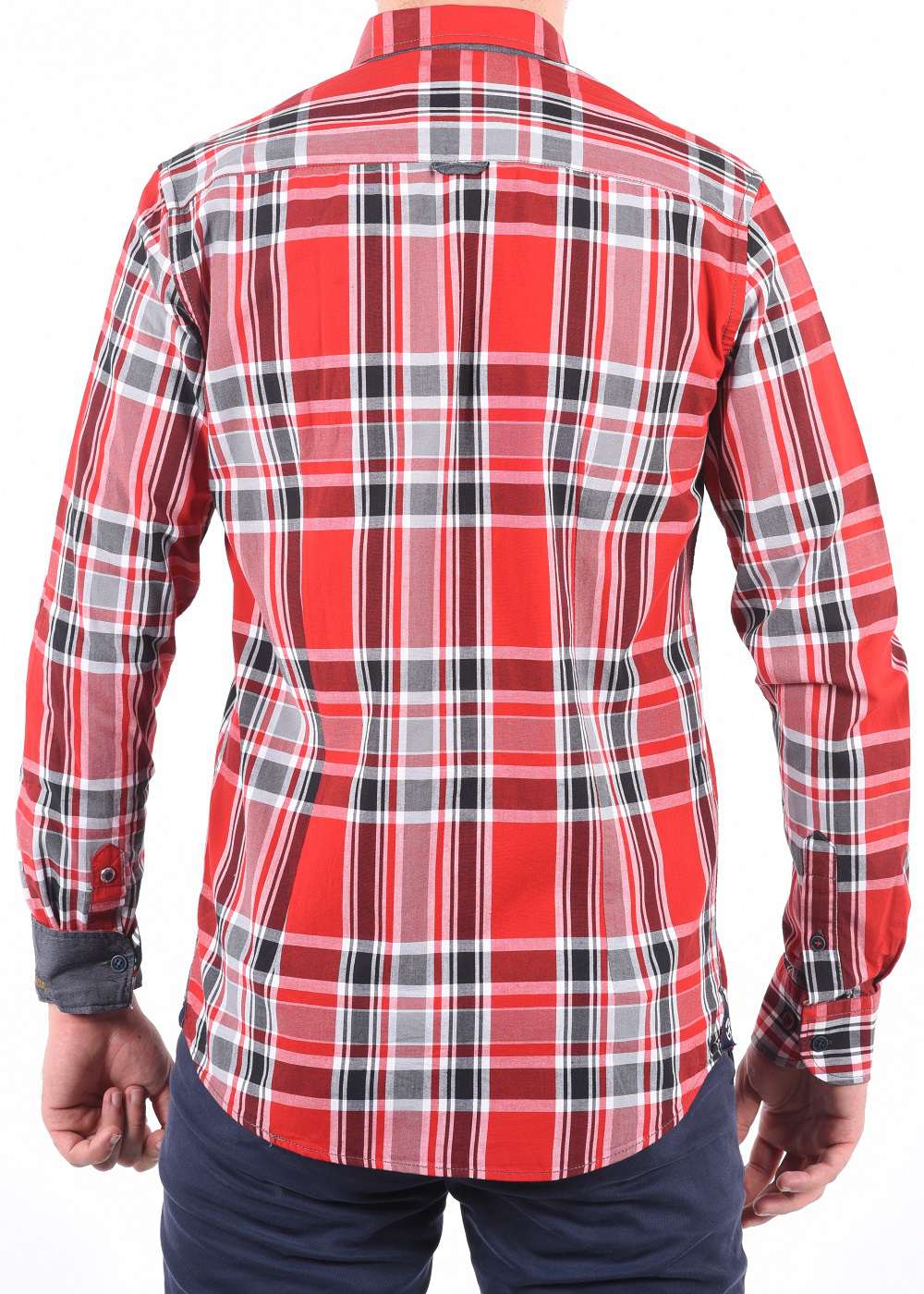 ARMA Men Shirts %100 Cotton Plaid Woven