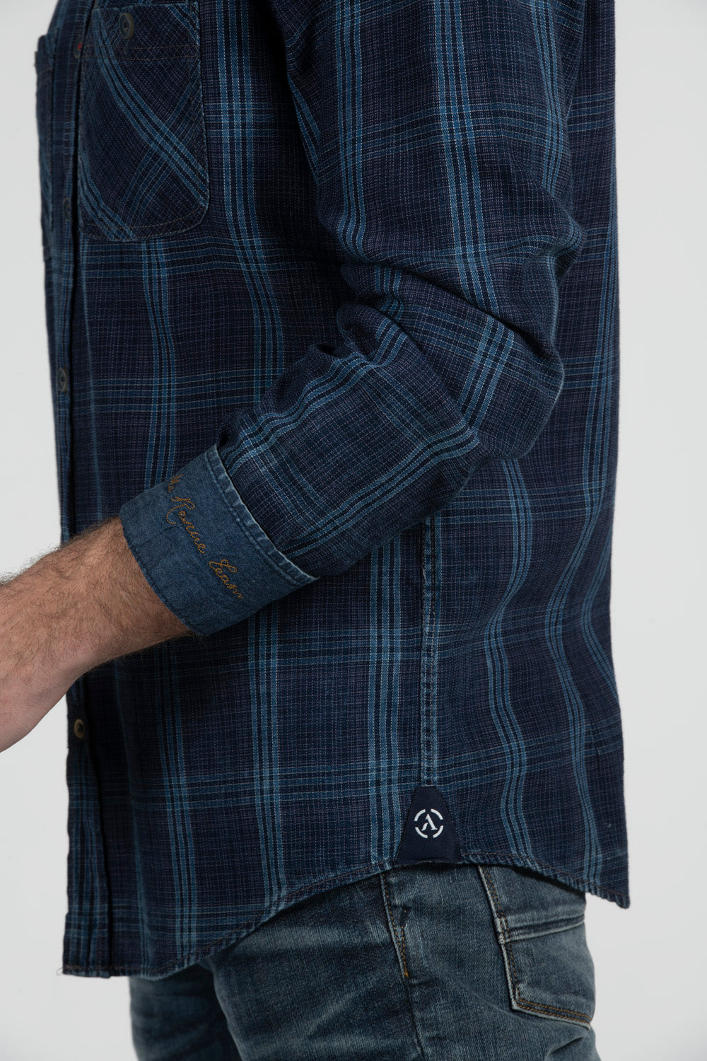 ARMA Men Shirts %100 Cotton Plaid Woven