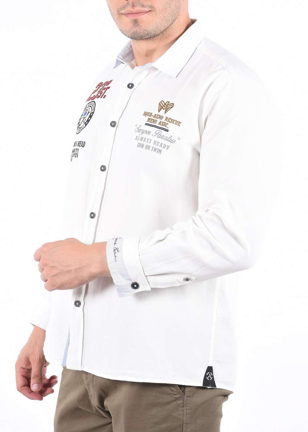 ARMA Men Shirts %100 Cotton Oxford
