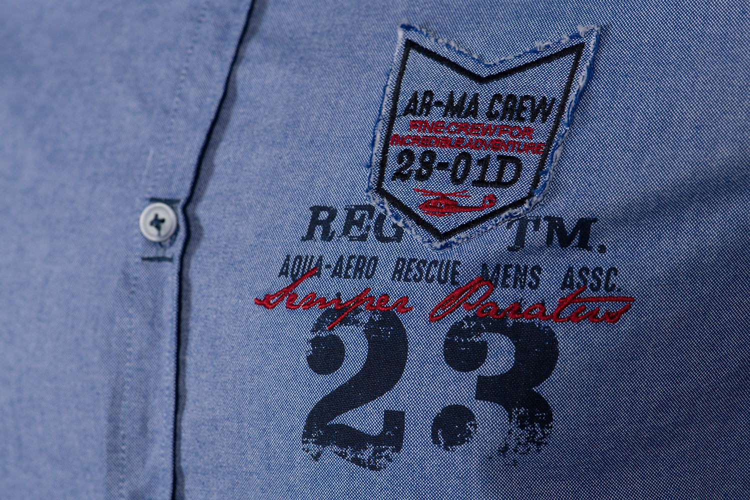 ARMA Men Shirts %100 Cotton Oxford