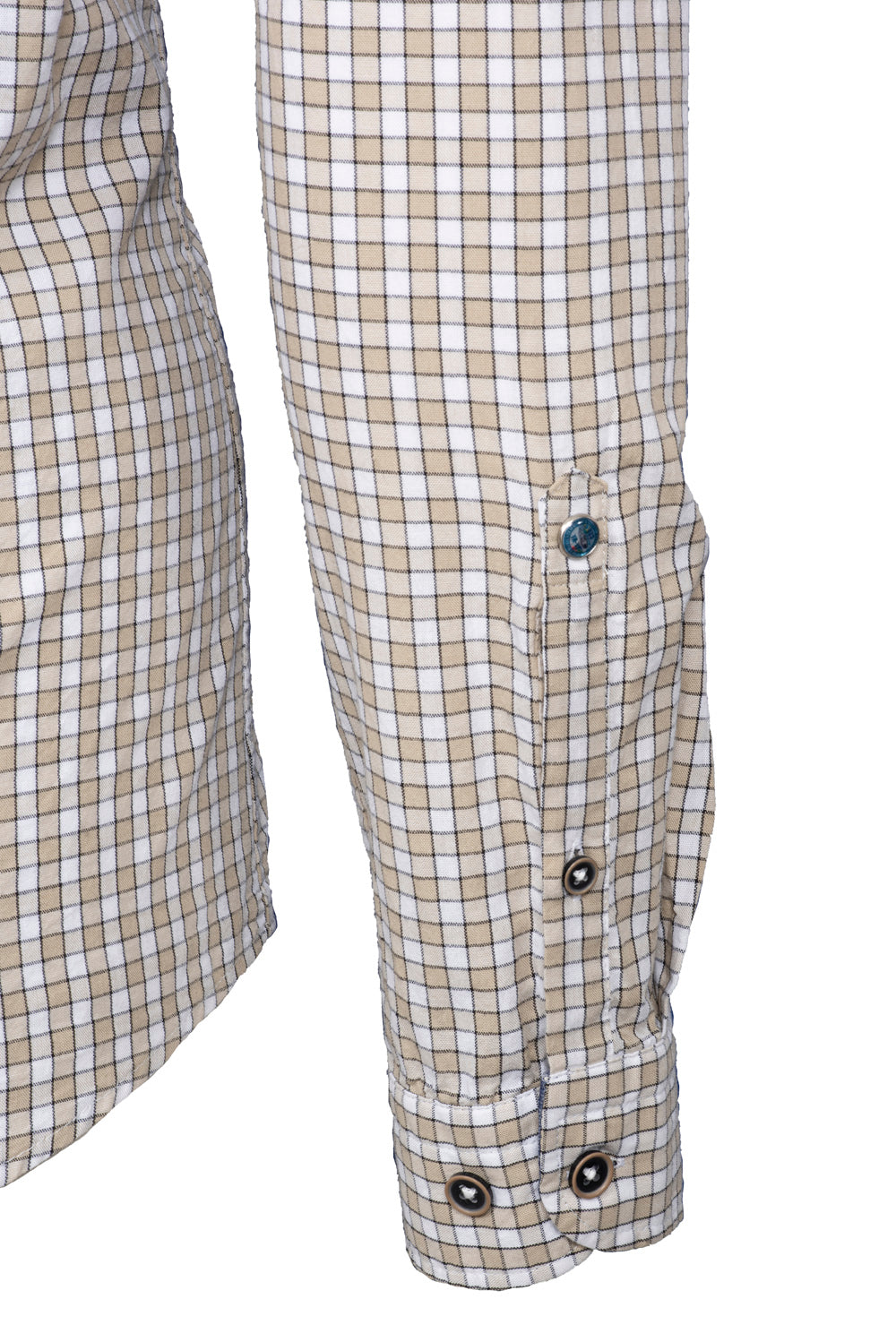 ARMA Men Shirts %100 Cotton Plaid Woven