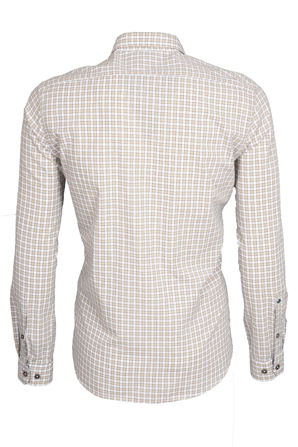 ARMA Men Shirts %100 Cotton Plaid Woven