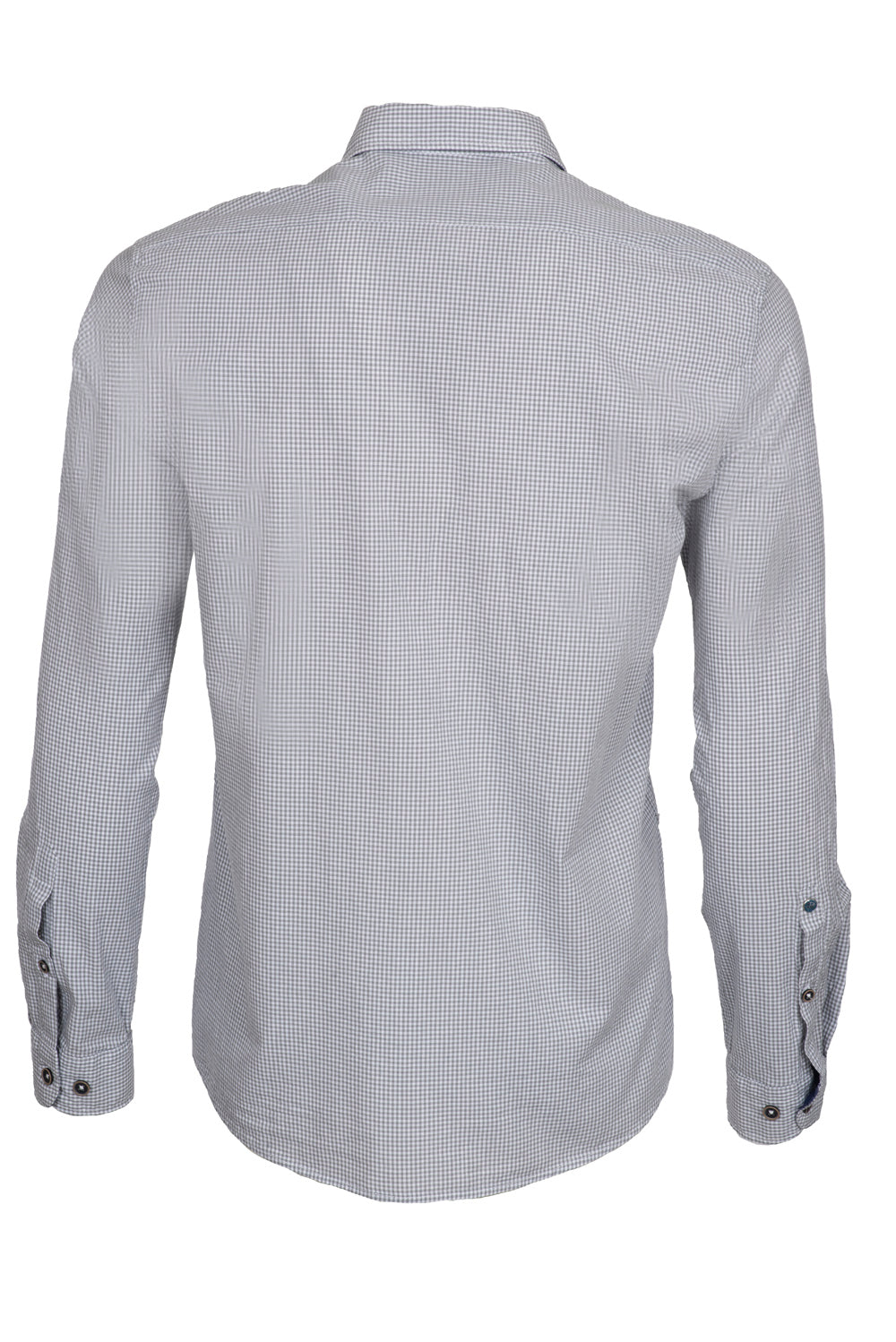ARMA Men Shirts %100 Cotton Plaid Woven