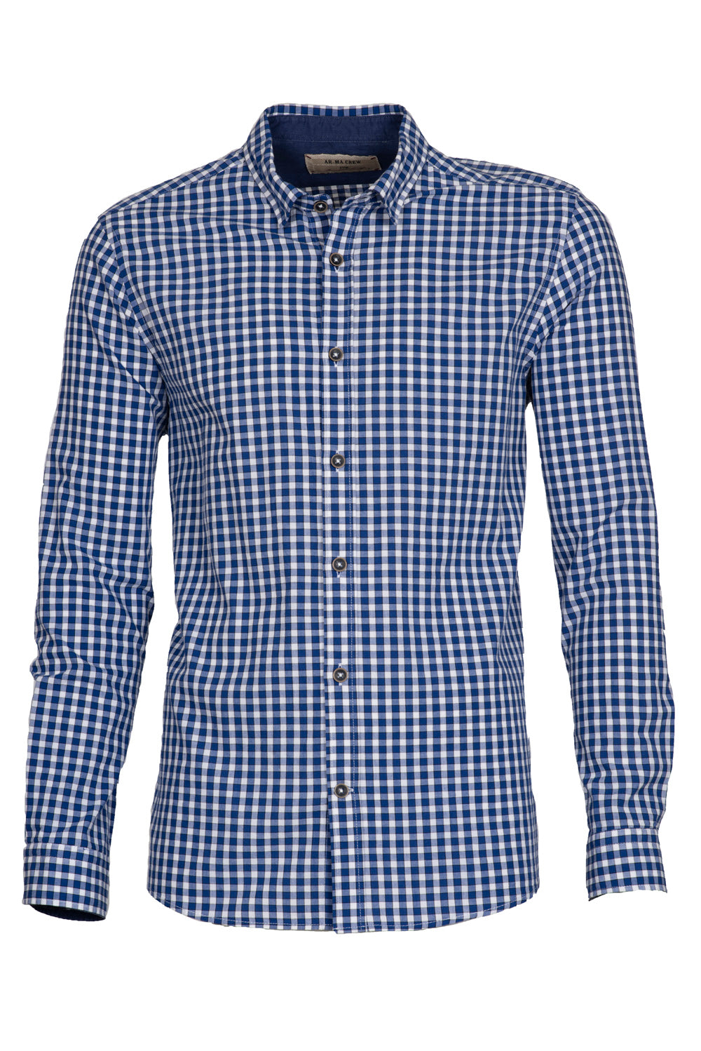 ARMA Men Shirts %100 Cotton Plaid Woven