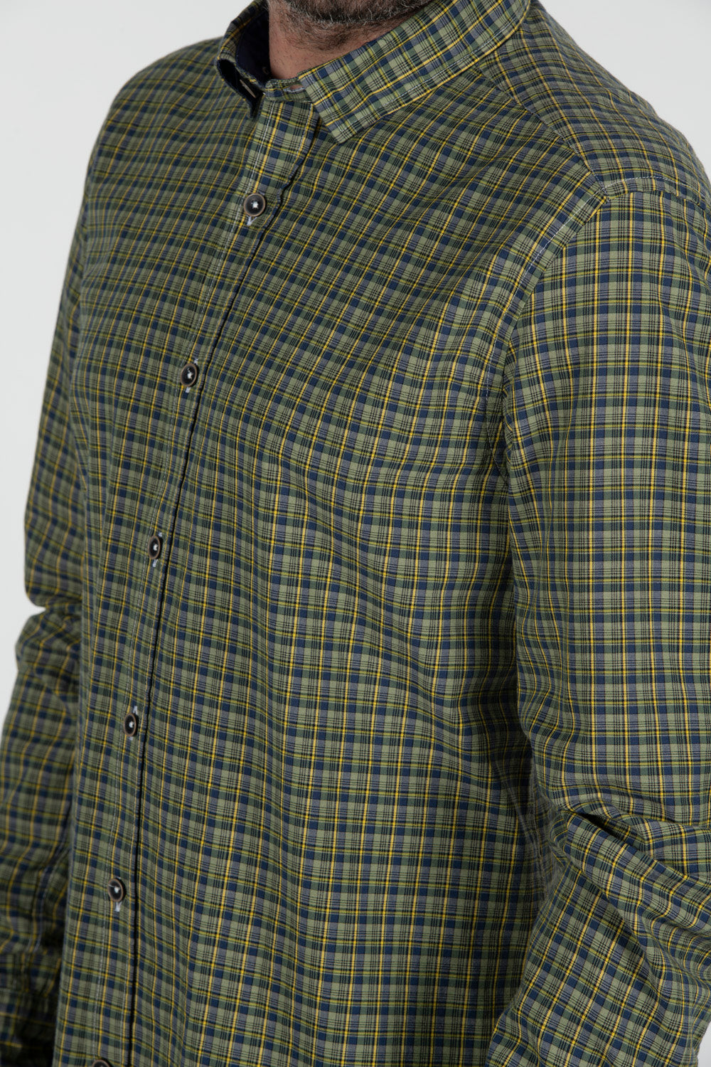 ARMA Men Shirts %100 Cotton Plaid Woven