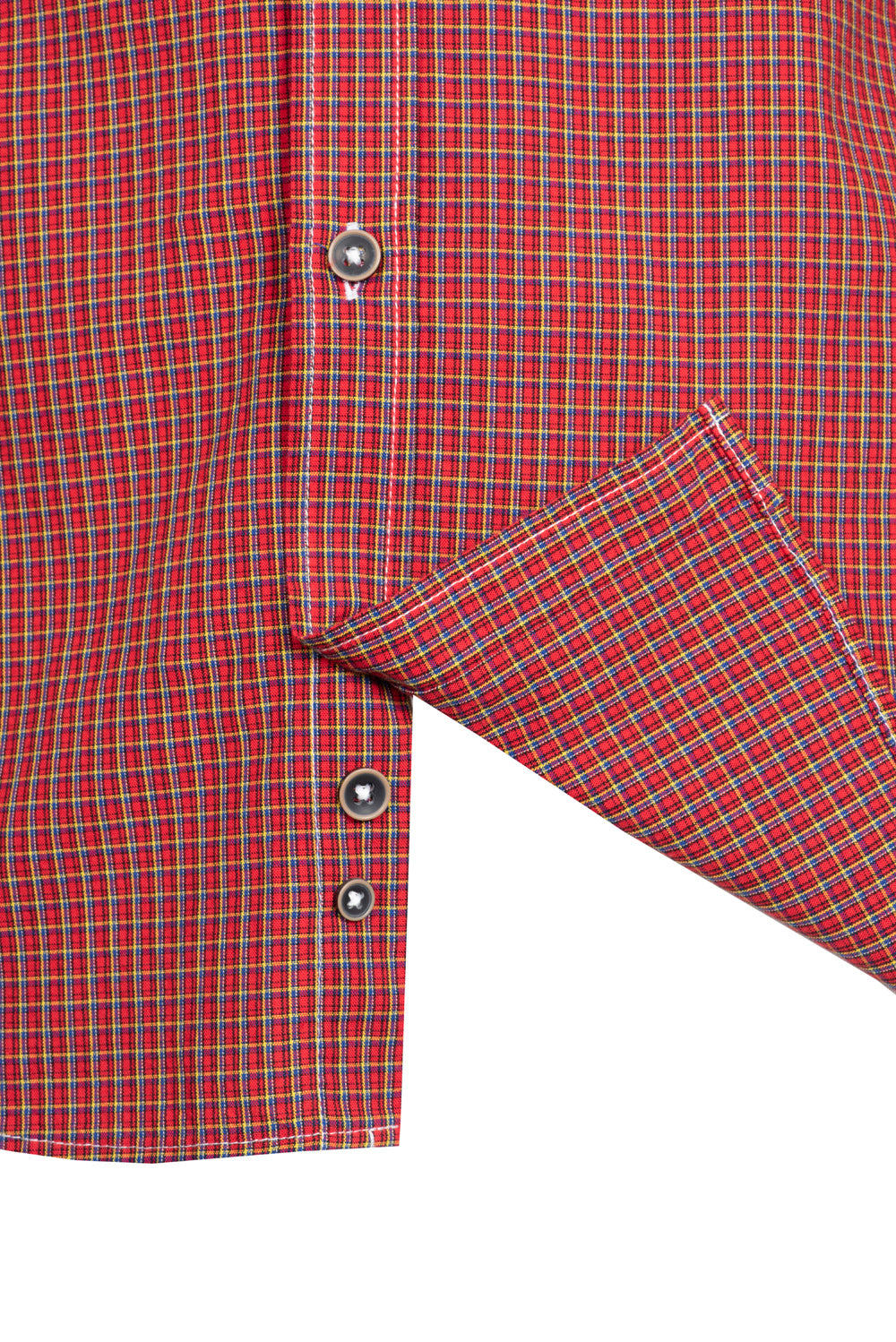 ARMA Men Shirts %100 Cotton Plaid Woven