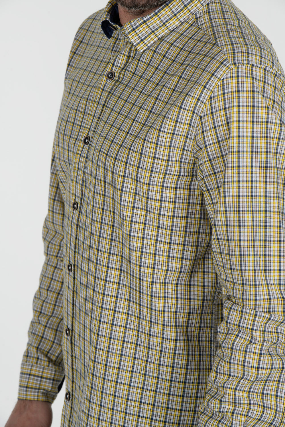 ARMA Men Shirts %100 Cotton Plaid Woven