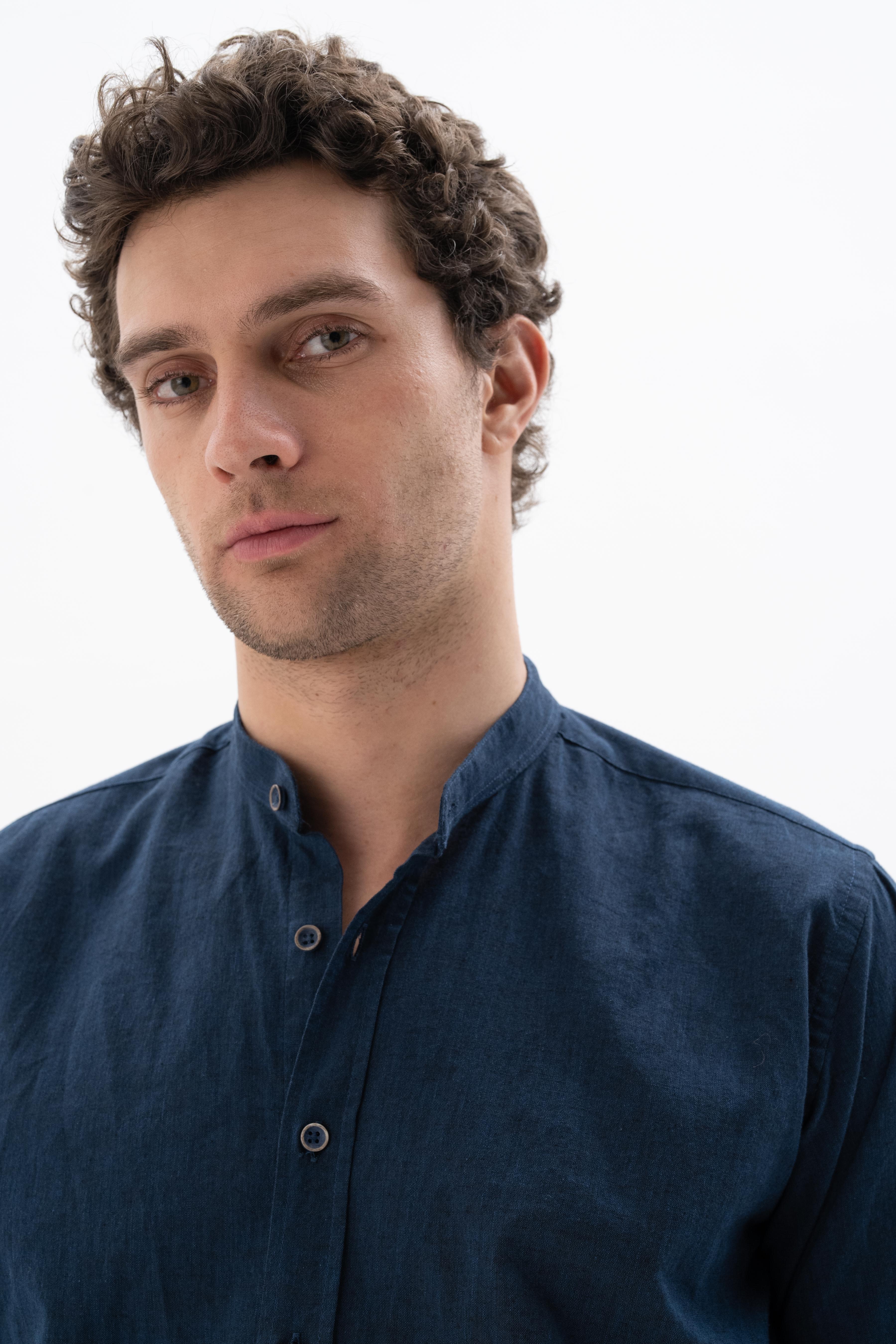 ARMA Men Over Size Linen Shirt