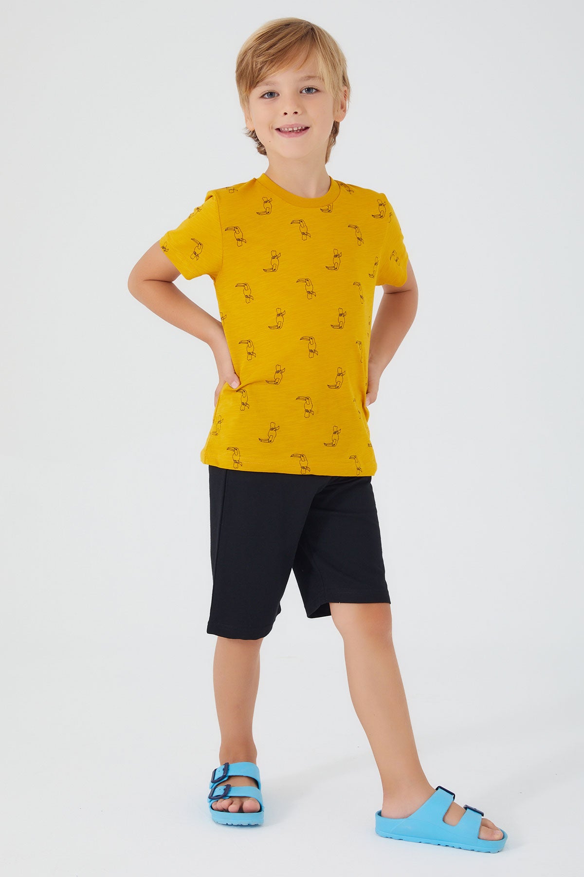 Arnetta Boys Bermuda Pajama Set Supreme