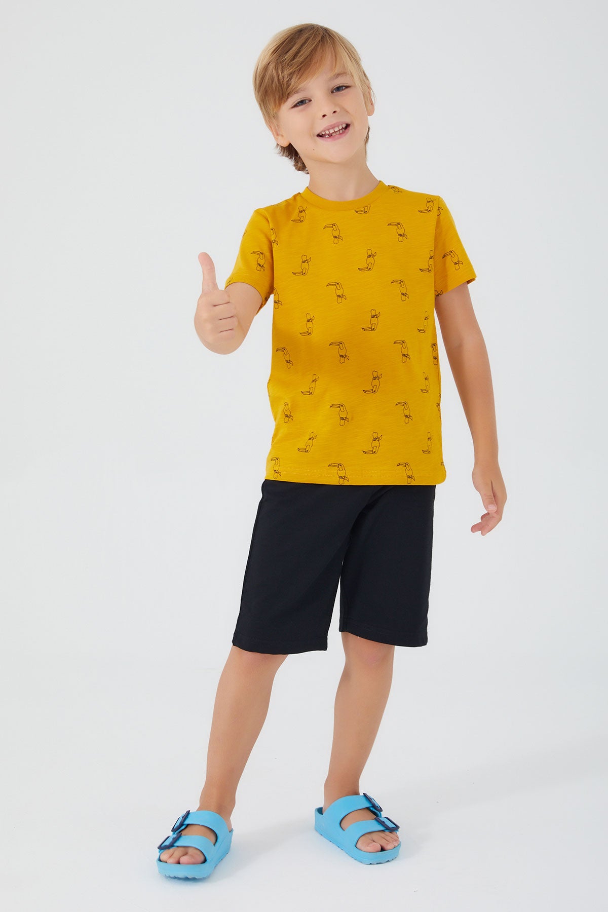 Arnetta Boys Bermuda Pajama Set Supreme