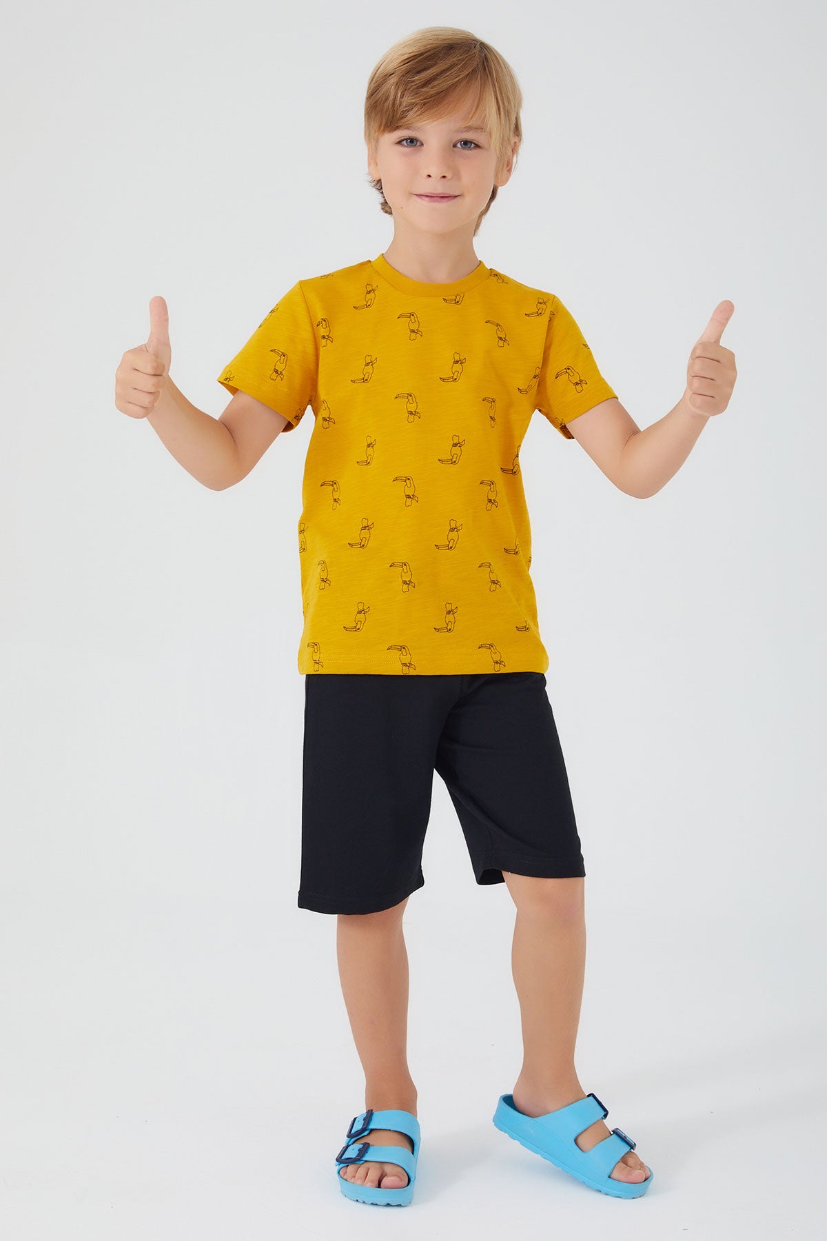 Arnetta Boys Bermuda Pajama Set Supreme