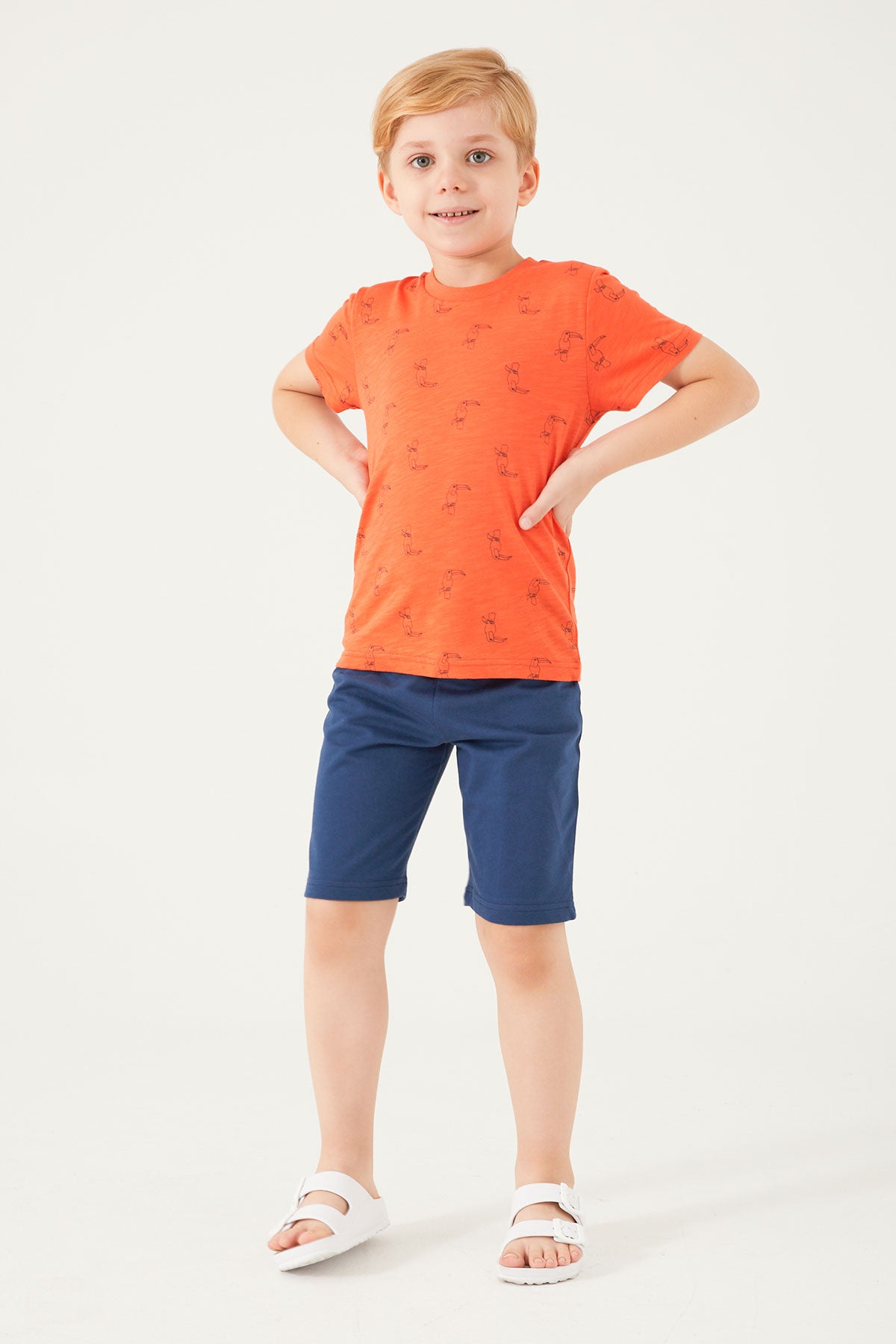 Arnetta Boys Bermuda Pajama Set Supreme