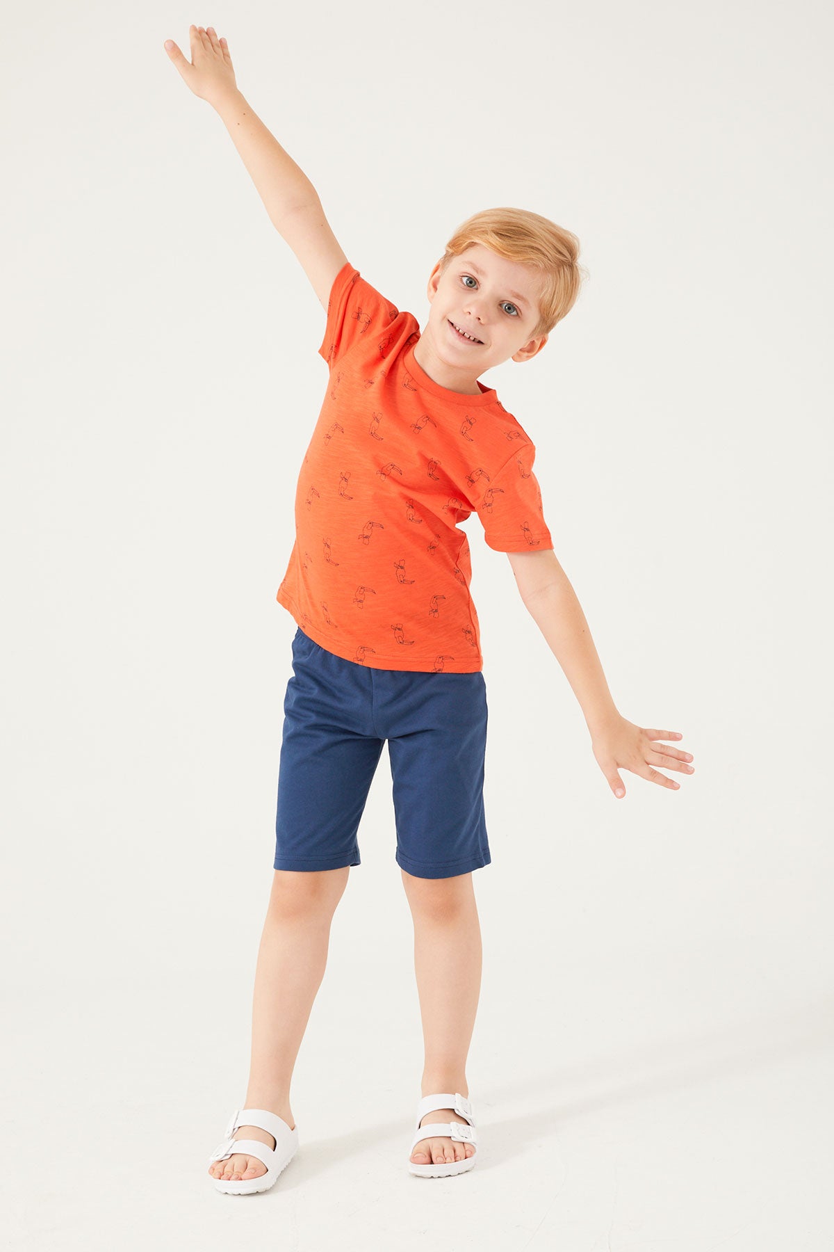 Arnetta Boys Bermuda Pajama Set Supreme