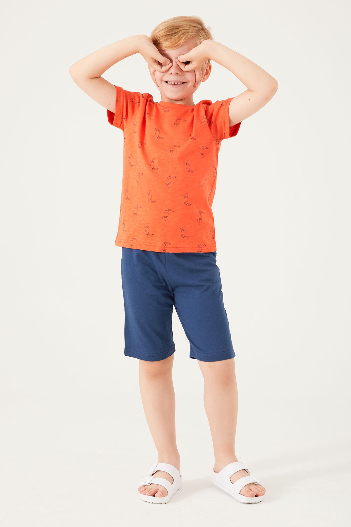 Arnetta Boys Bermuda Pajama Set Supreme