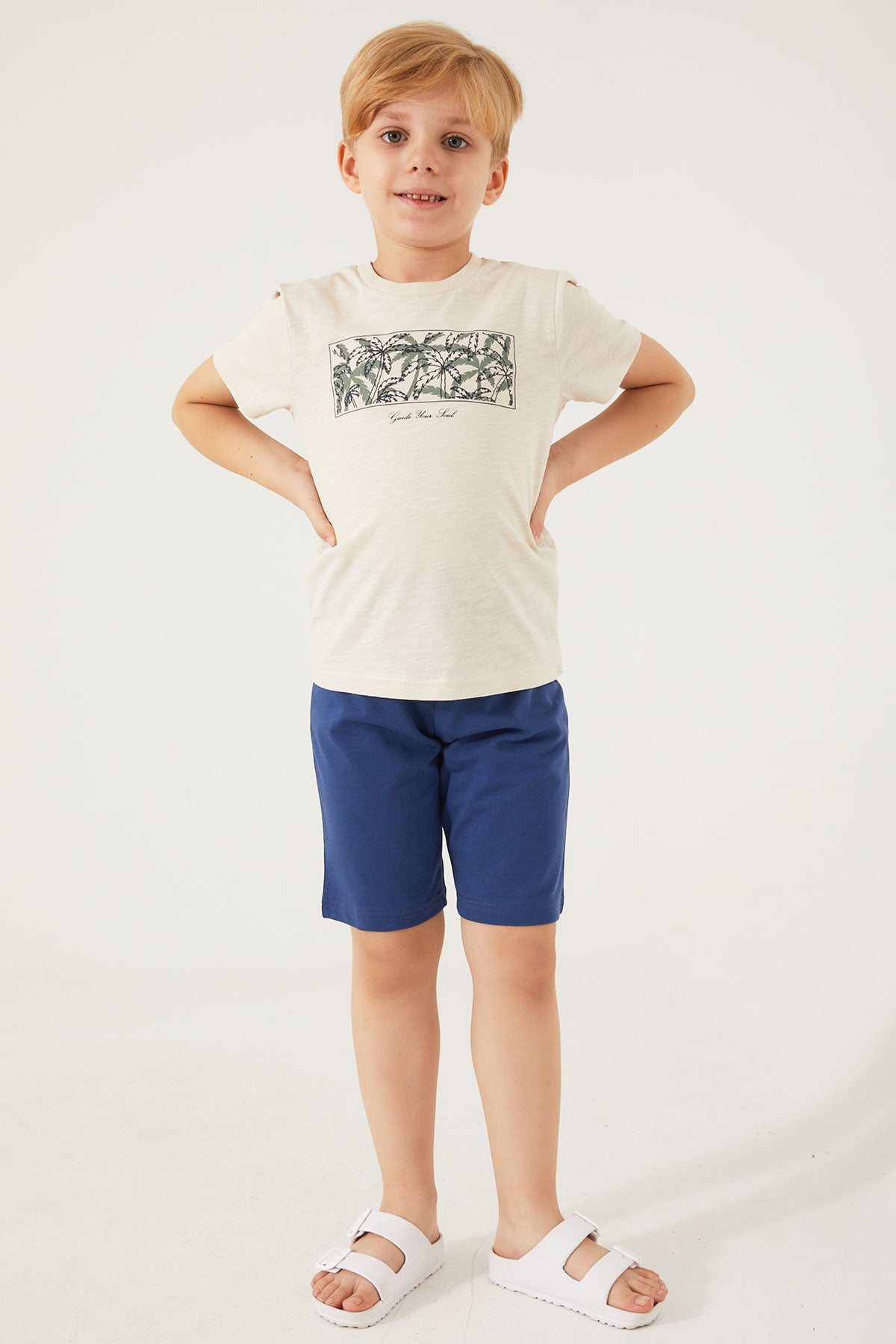 Arnetta Boys Bermuda Pajama Set Supreme