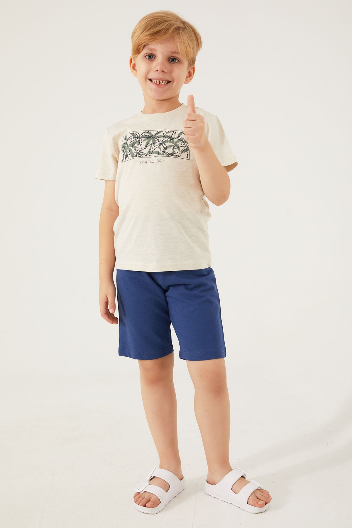 Arnetta Boys Bermuda Pajama Set Supreme