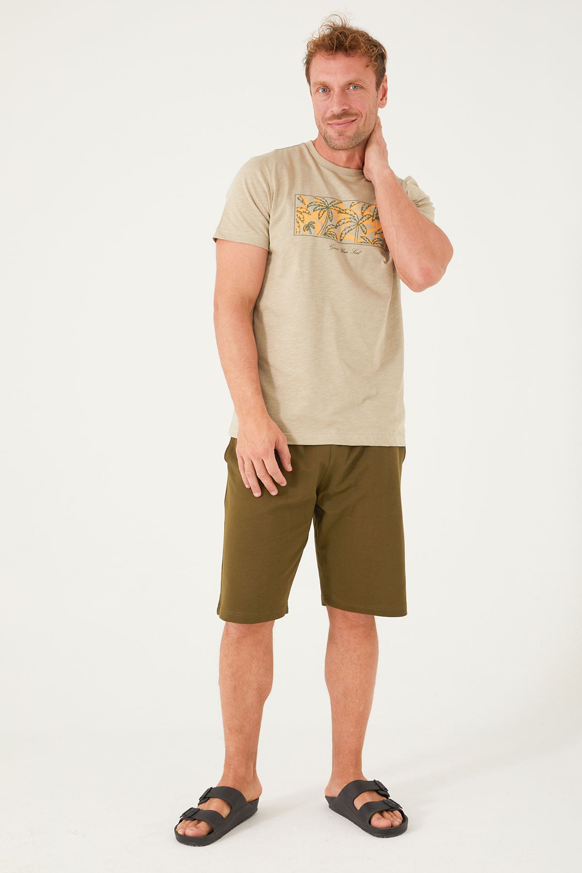 Arnetta Men Pajamas Bermudas Set Supreme