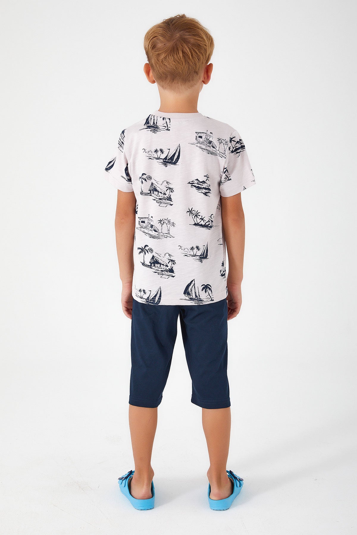 Arnetta Boys Capri Pajamas Set Supreme