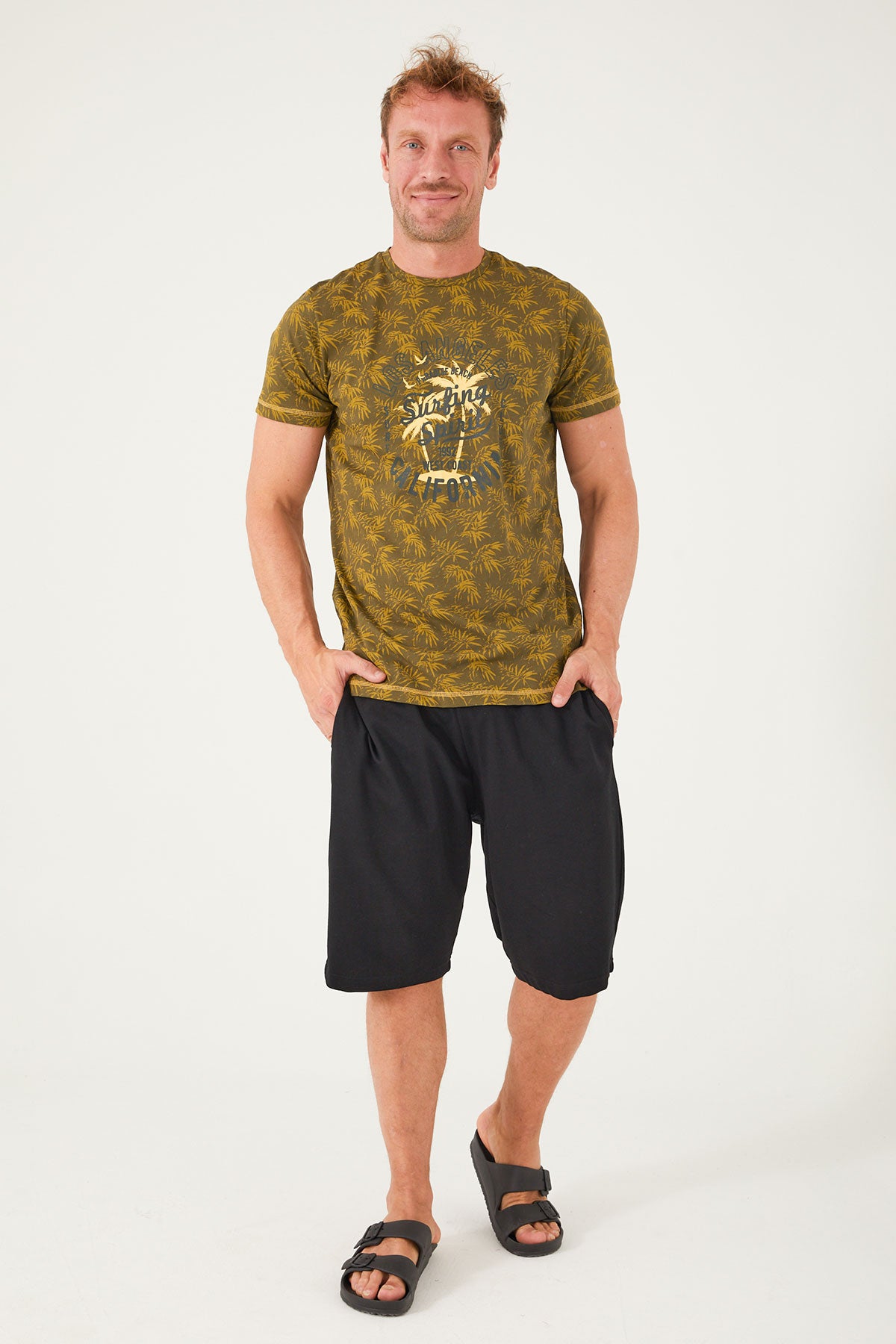 Arnetta Men Pajamas Bermudas Set Supreme