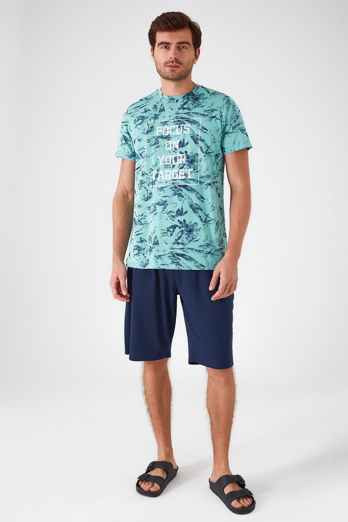 Arnetta Men Pajamas Bermudas Set Supreme