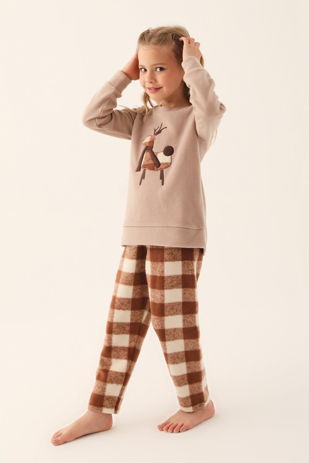Arnetta Girls Pajamas Set Polar