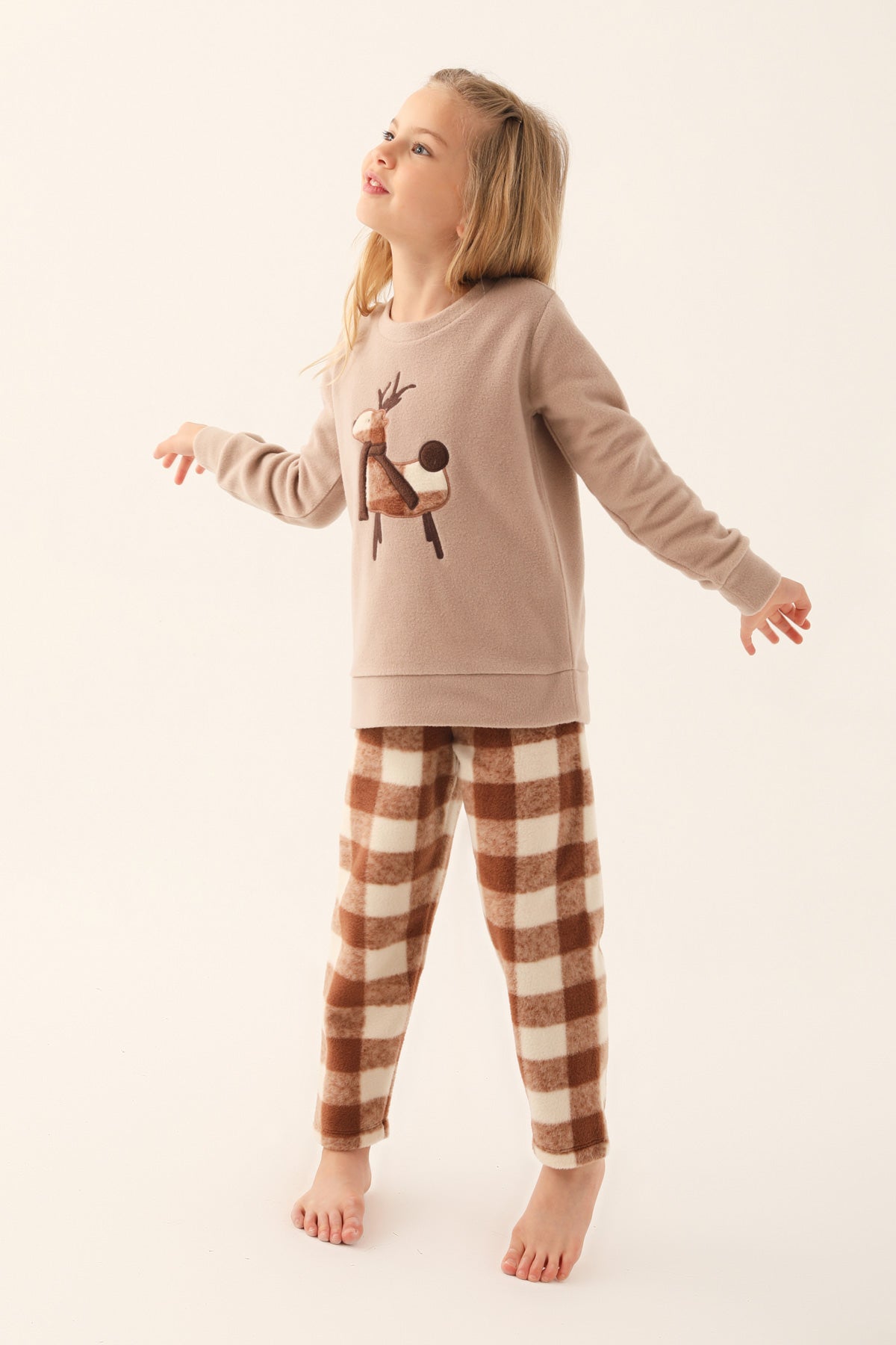 Arnetta Girls Pajamas Set Polar