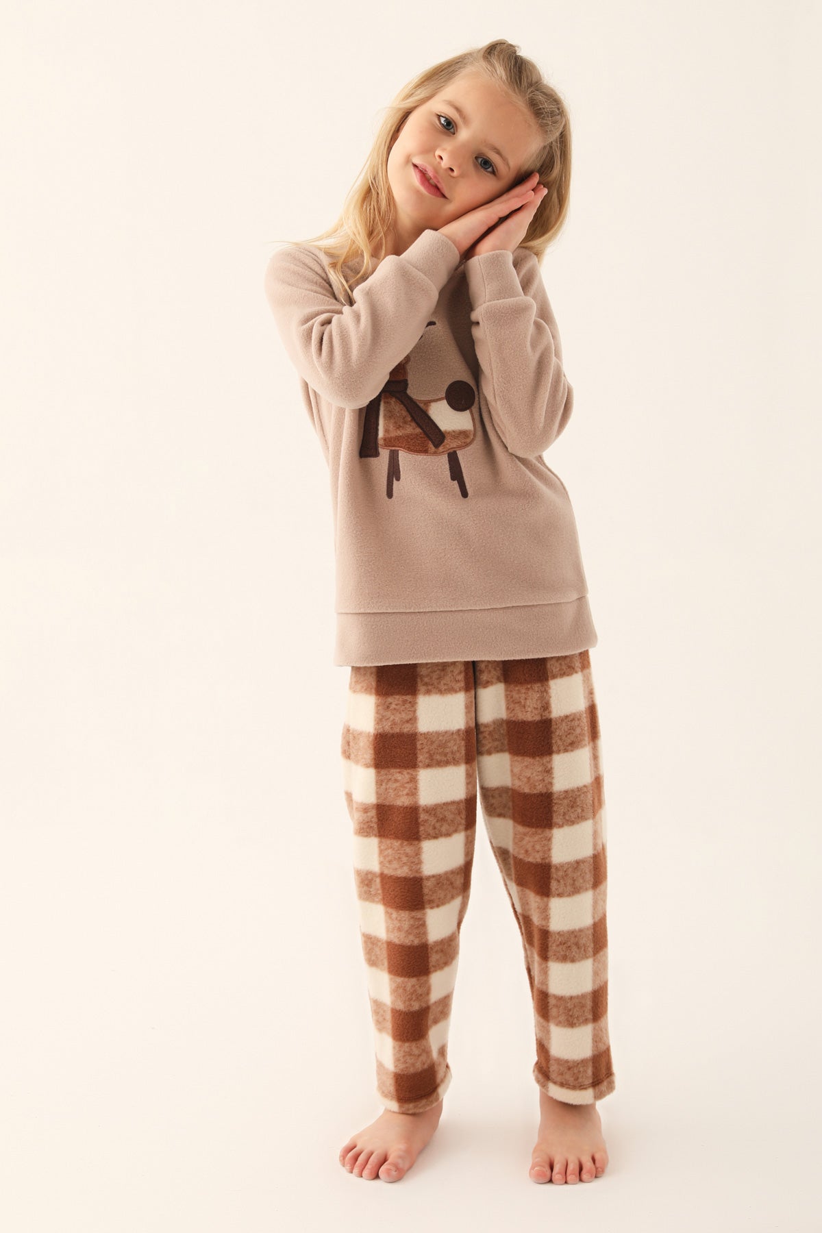 Arnetta Girls Pajamas Set Polar