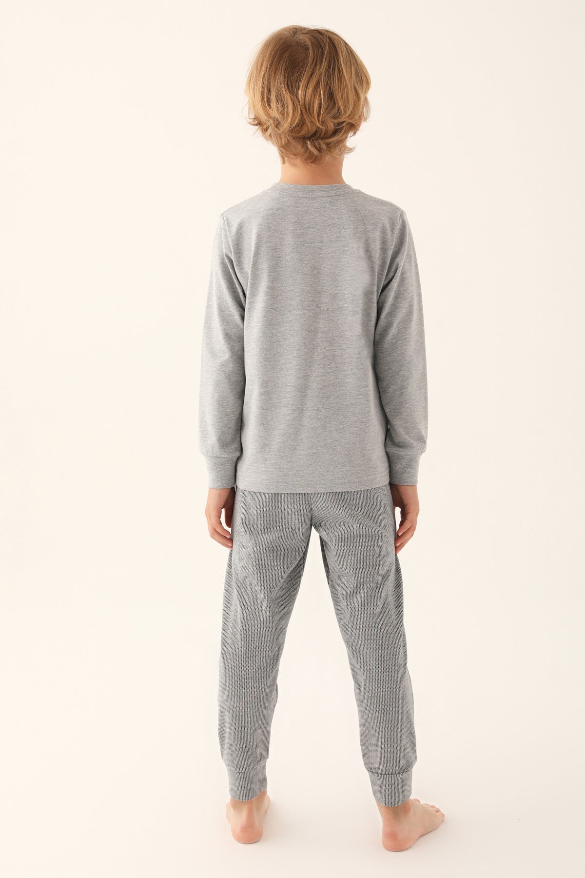 Arnetta Boys Pajama Set Melange Supreme